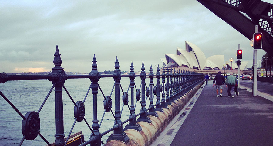 Beneath the Sydney Harbour Bridge. Photo: Chris Ashton