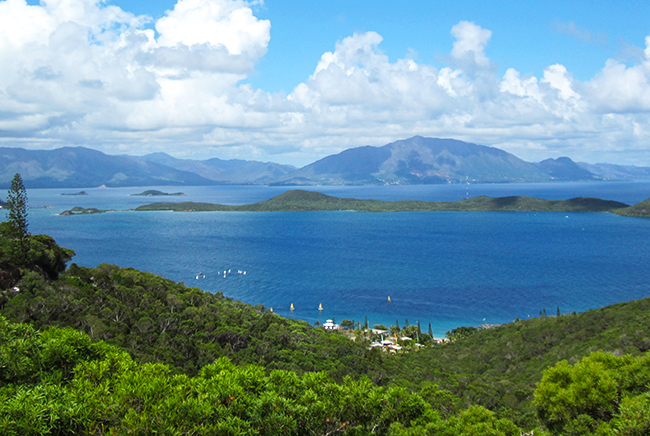 The view from Ouen Toro Lookout, Noumea. Photo: Chris Ashton