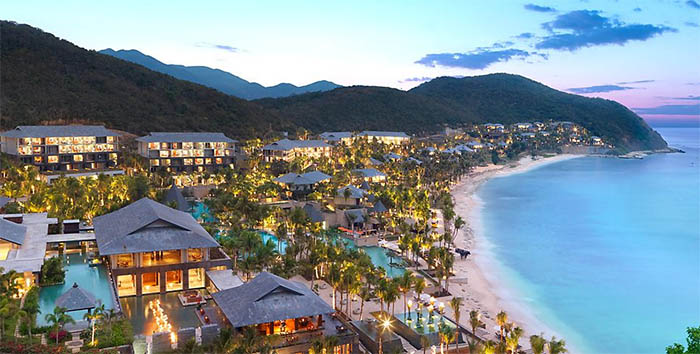 Aerial view of the resort. Photo: Mandarin Oriental Sanya