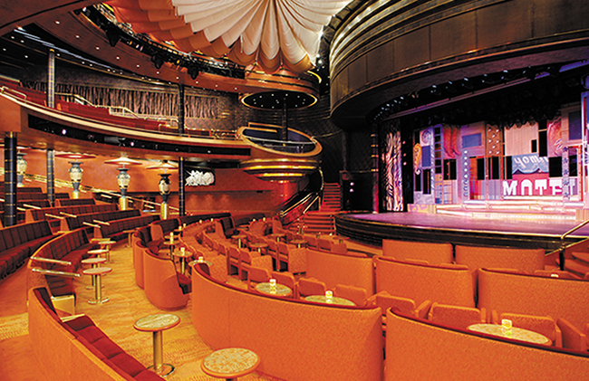 The Vista Lounge Theatre. Photo: Holland America Line