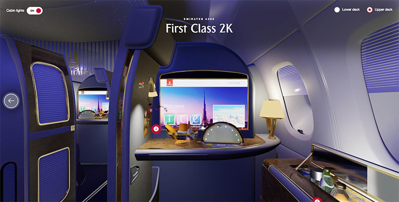 a380 virtual tour emirates