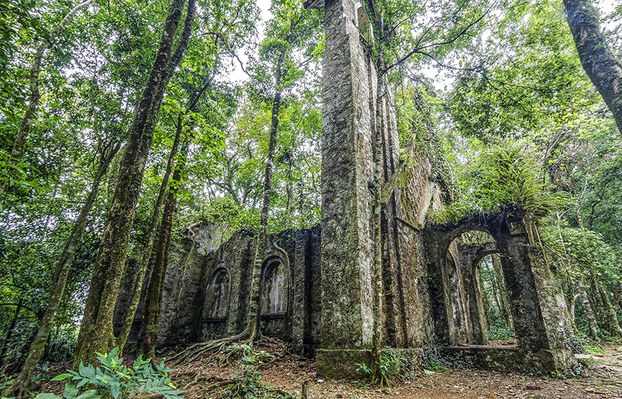 The collapsed cathedral of Ba Vi. Photo: Supplied