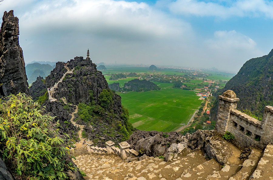 A bird's eye view across Tam Coco. Photo: Supplied