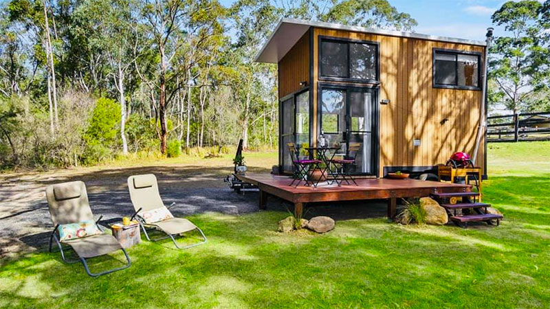 Tiny home in Kangaroo Valley. Credit: TinyAway