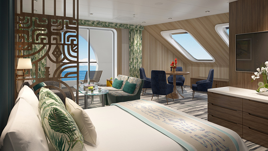 One of the new Grand Suites. Credit: Aranui Cruises