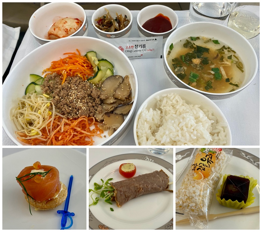 A taste of Asiana's inflight dining. Credit: Chris Ashton