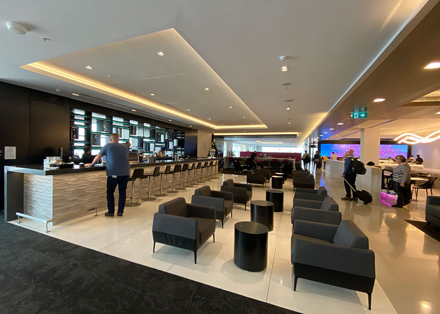 Air New Zealand Business Class Lounge, Sydney. Credit: Chris Ashton
