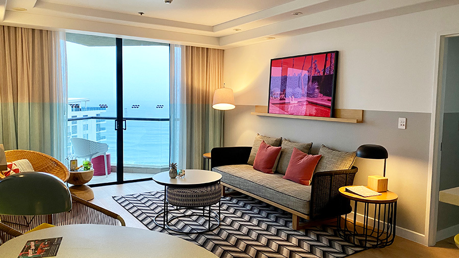 QT Gold Coast Suite interior
