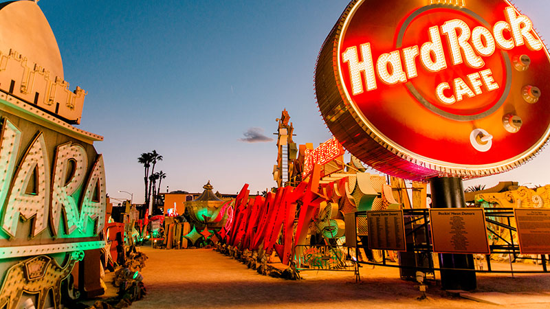 The old signs of Vegas are still shining bright. Credit: The Neon Museum / Supplied.