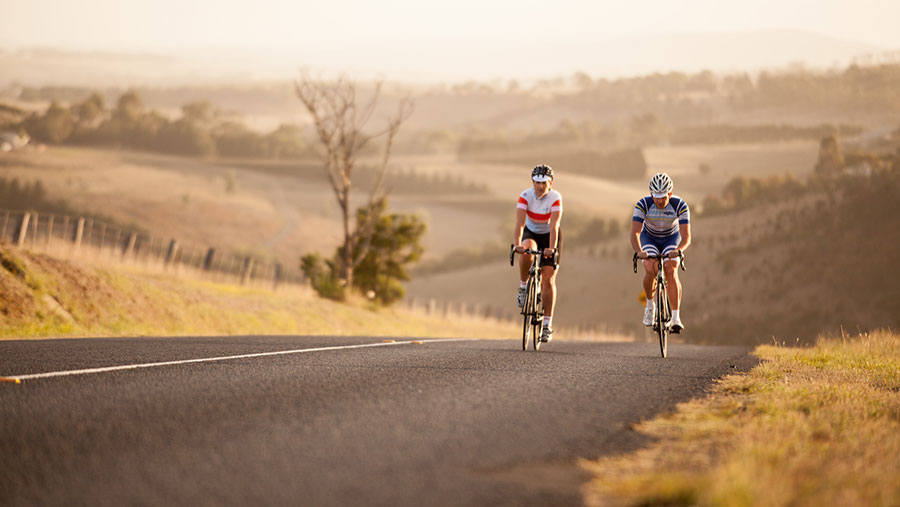 Cycling in Daylesford. Credit: A'qto Cycling