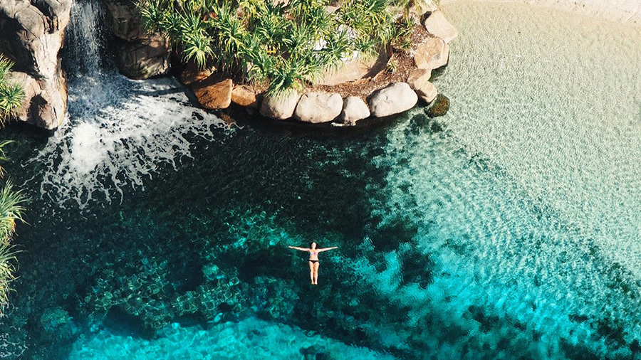 JW Marriott Gold Coast Resort & Spa lagoon pool. Image: Supplied