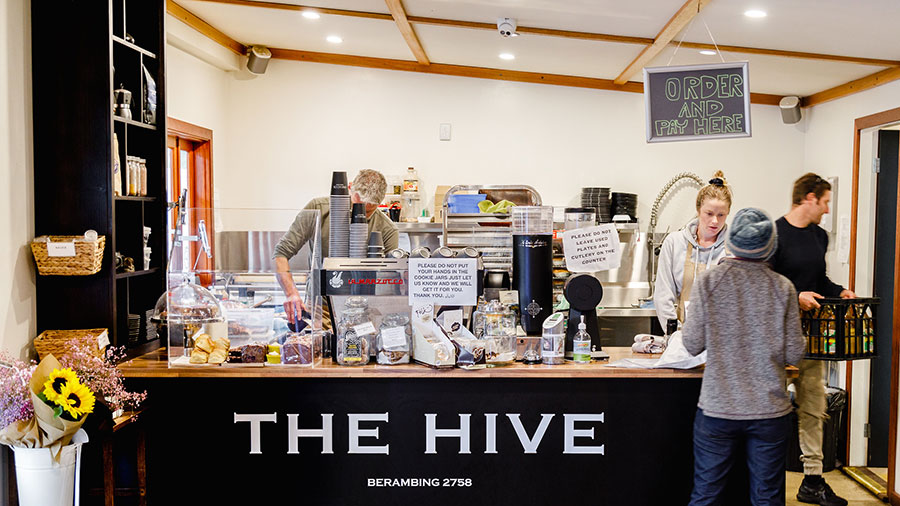 Honey and coffee at The Hive, Bilpin. Credit: Supplied