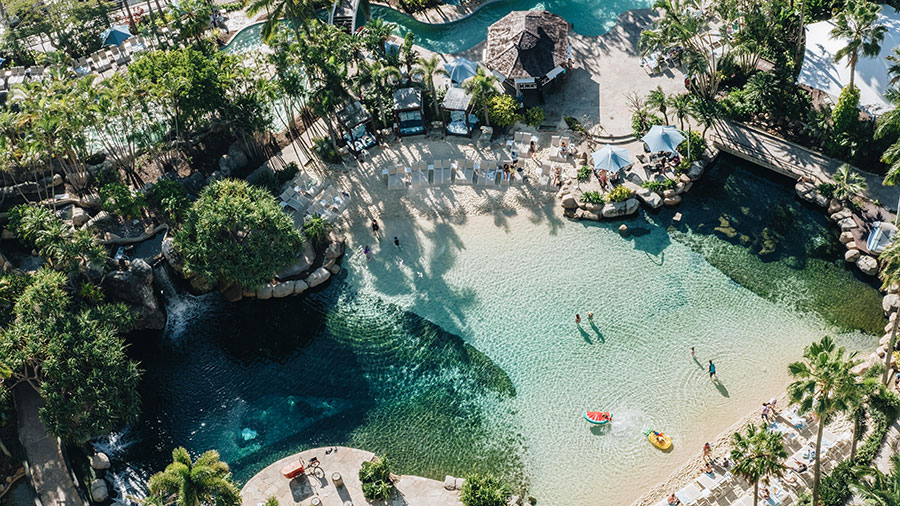 JW Marriott Gold Coast Resort & Spa lagoon pool. Image: Supplied