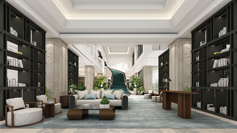 A render of the new Concierge Library. Credit: Marriott International. Supplied.