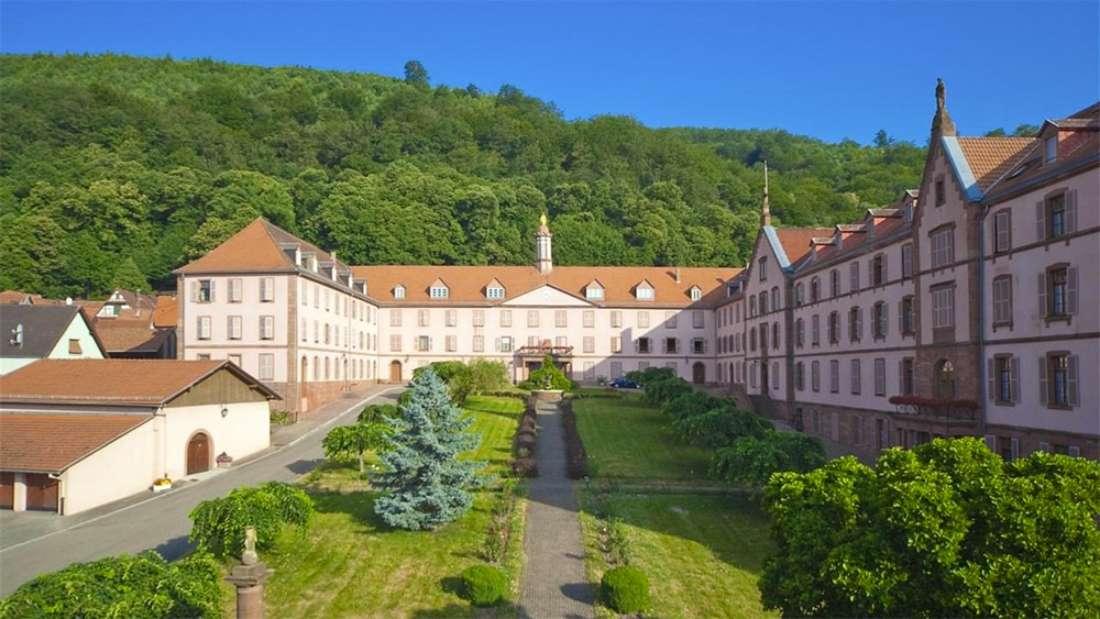 Hotellerie du Couvent, Oberbronn, France. Credit: monasteries.com