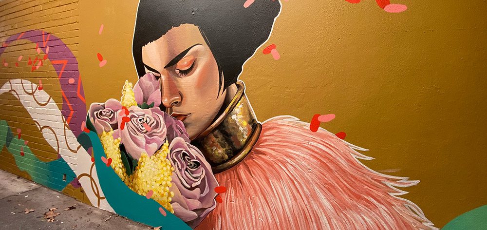 French artist Lucy Lucy is among the lineup for this year's Brisbane Street Art Festival. Credit: Lucy Lucy