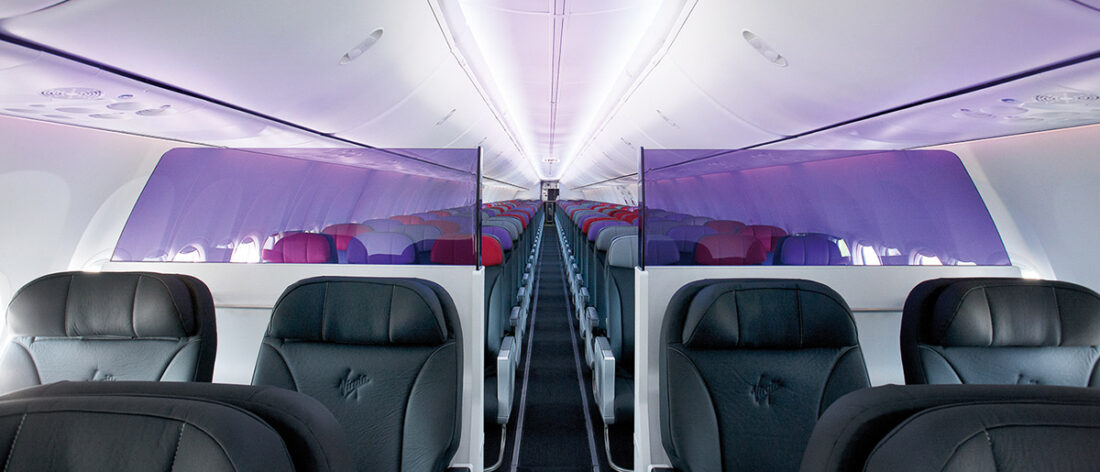 Virgin Australia 737-800 Business Class. Supplied.