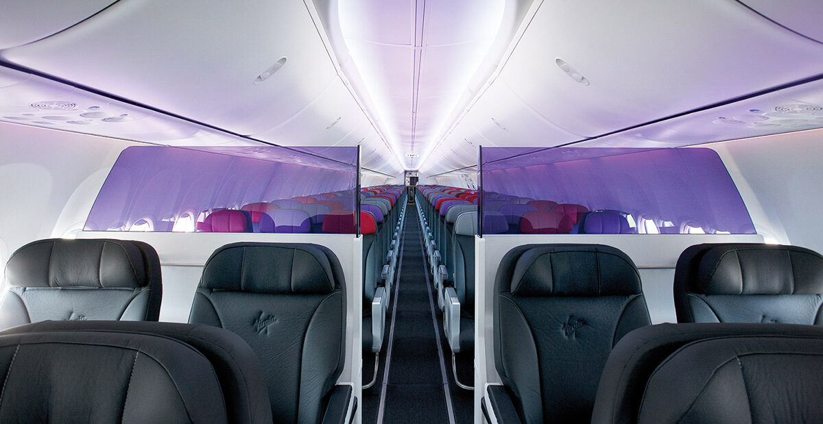 Virgin Australia 737-800 Business Class. Supplied.