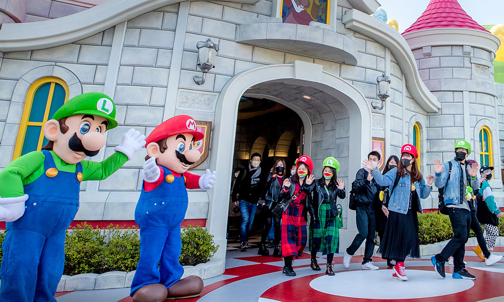 It's a Mario and Luigi! Credit: Universal Studios Japan