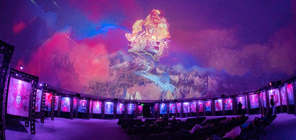 WONDERDOME immersive cinema is coming to Sydney. Suppled.