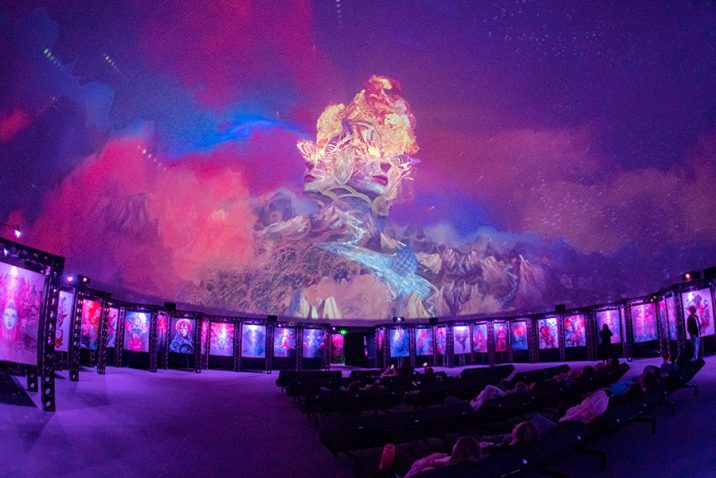 WONDERDOME immersive cinema is coming to Sydney. Suppled.
