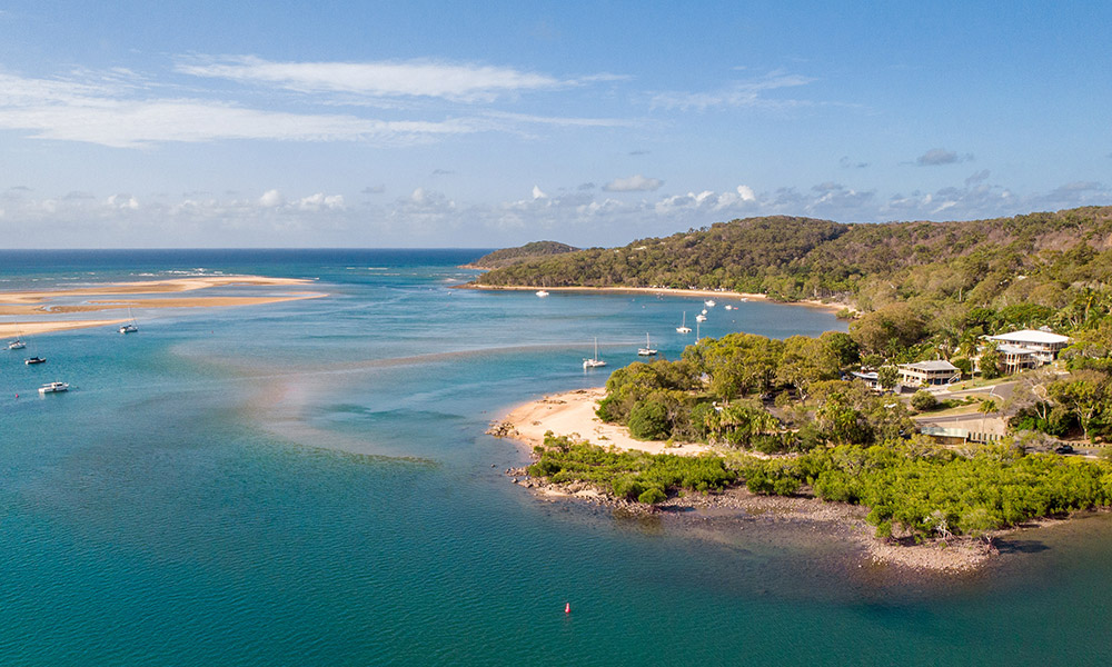 The charming seaside town of 1770. Credit: Tourism and Events Queensland