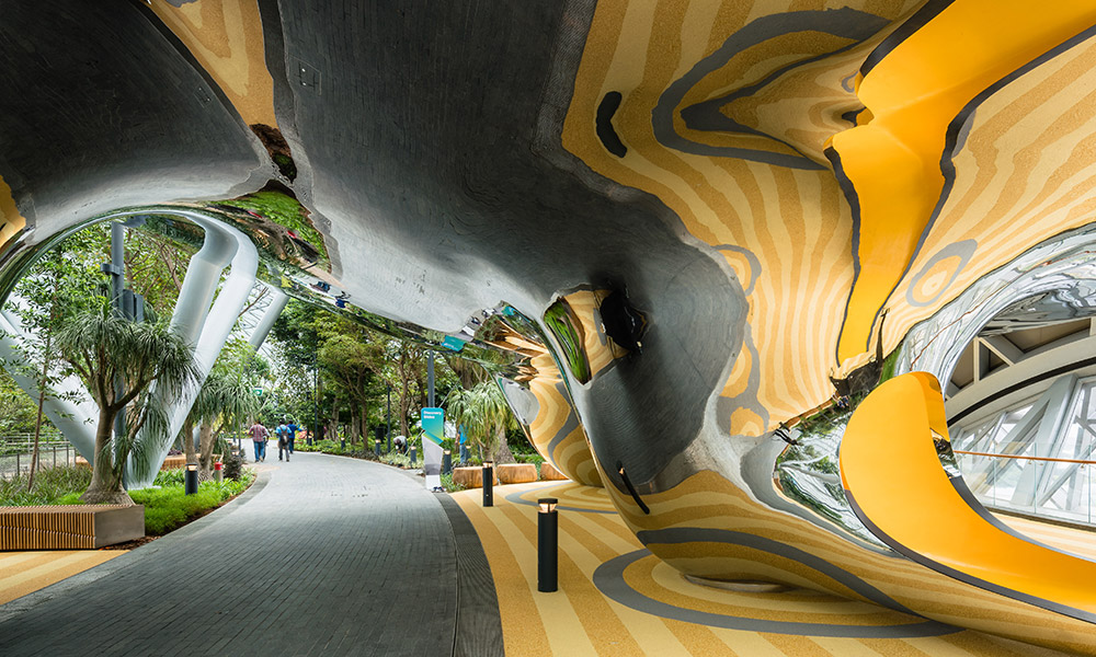 The Discovery Slides at Jewel Changi's Canopy Park. Supplied.