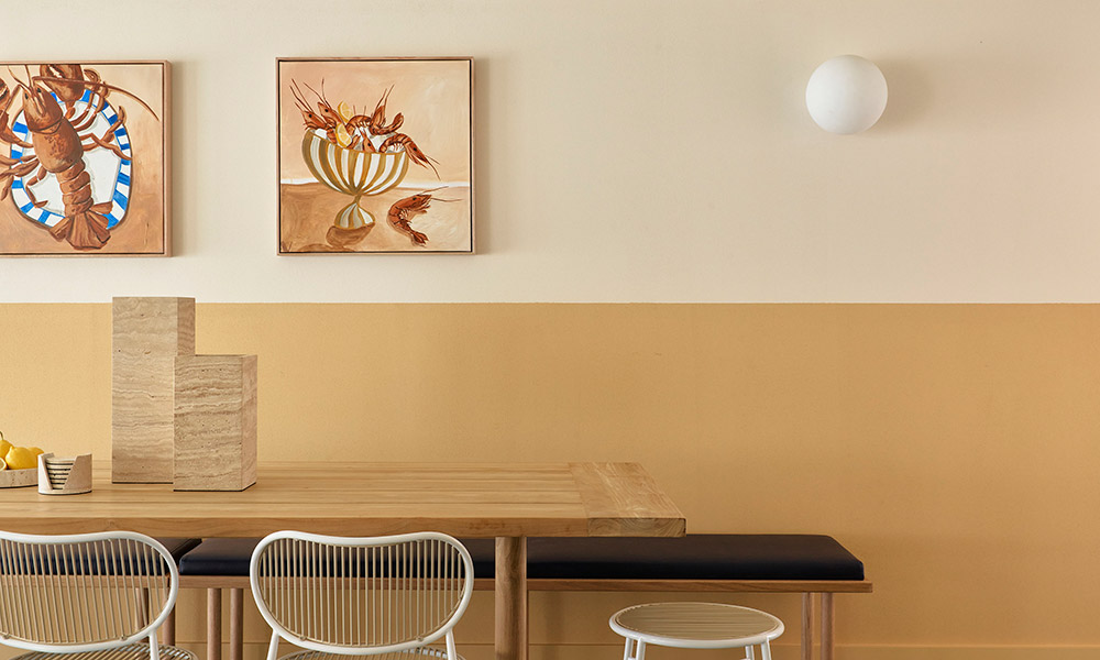 Australian designers feature heavily within the motel's interiors. Supplied.
