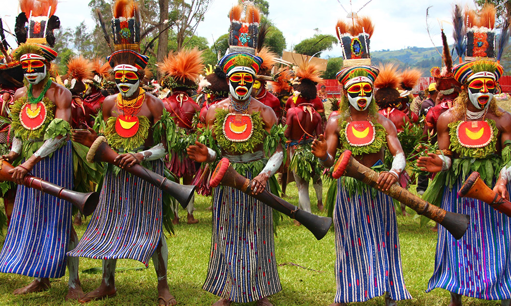 Mount Hagen Cultural Show takes place in the highlands of PNG each year. Supplied.