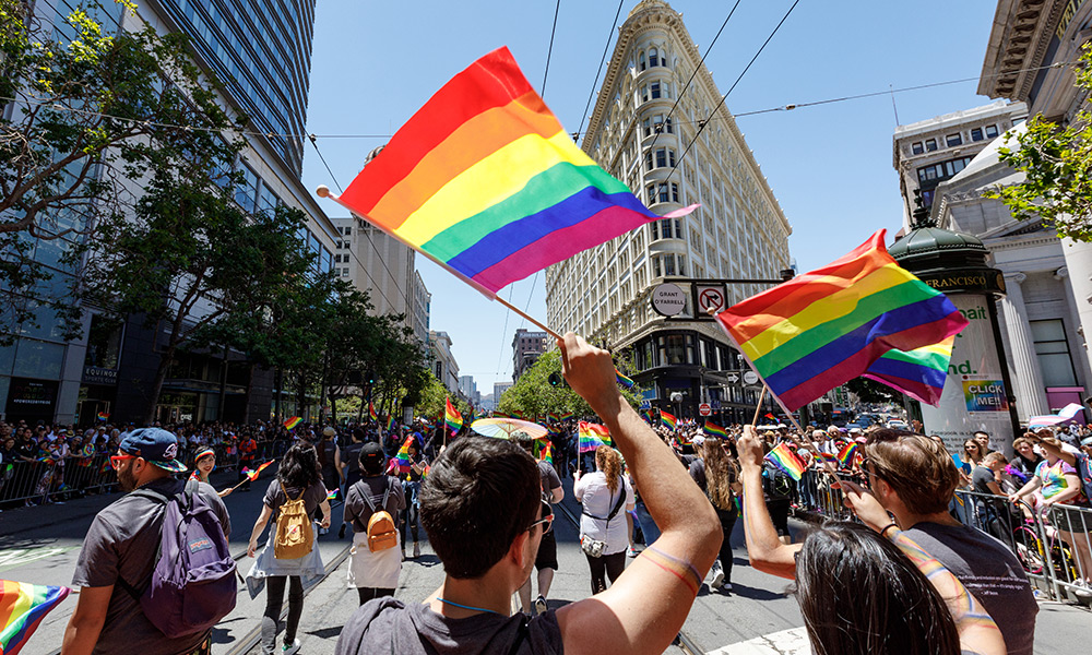 San Fran is the most accepting city of the LGBT community in the United States. Credit: San Francisco Tourism Association.