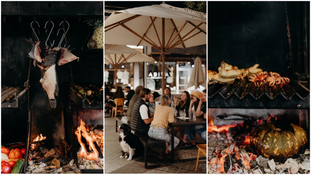 The Asado grill is a key element of the Barrio experience. Photo: Jess Kearney