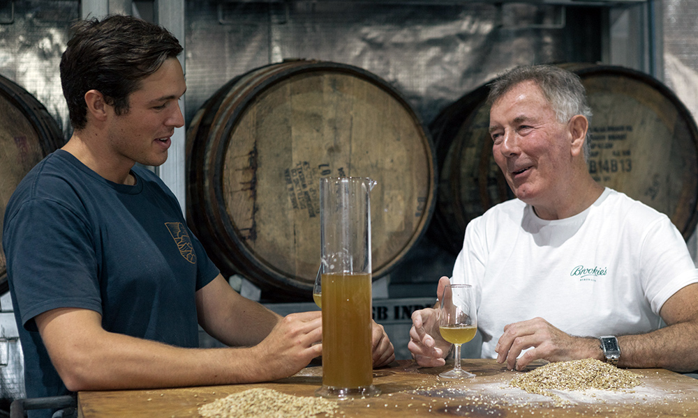 Eddie Brook and Jim McEwan are ready to release their debut whisky to the public.